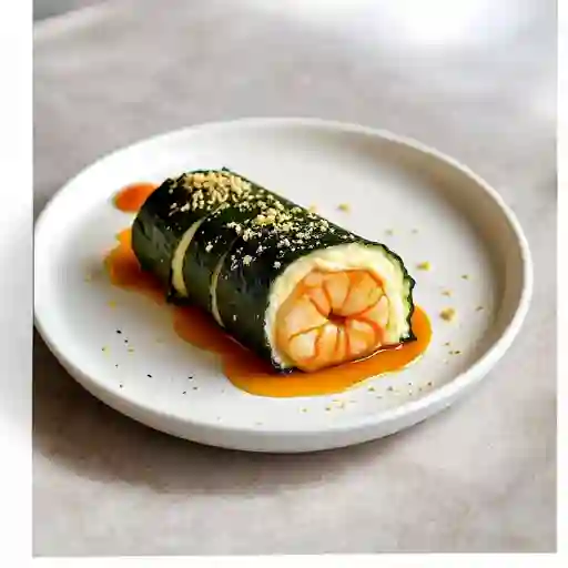 Roll Envuelto En Nori De Camaron (Frio)
