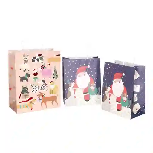 Set de Bolsa de Papel Para Regalo Casaideas