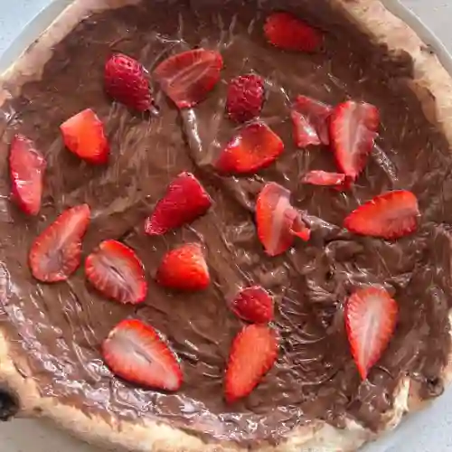 Pizza de Nutella - Frutilla