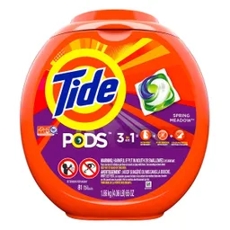 Tide Detergente de Ropa Cápsulas 3 en 1
