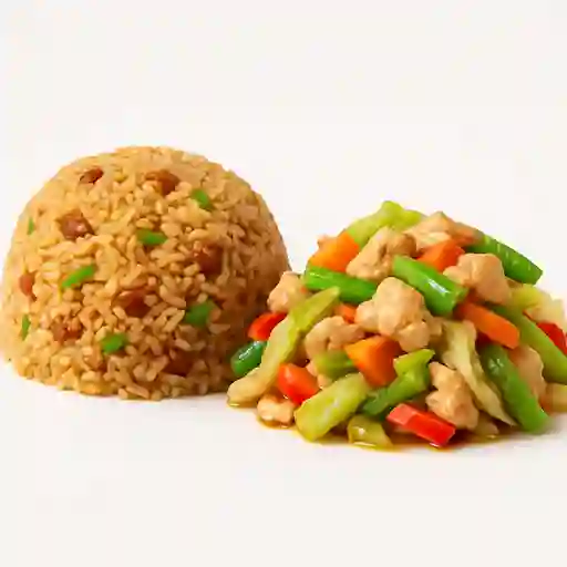 Arroz Chino con Chop Suey