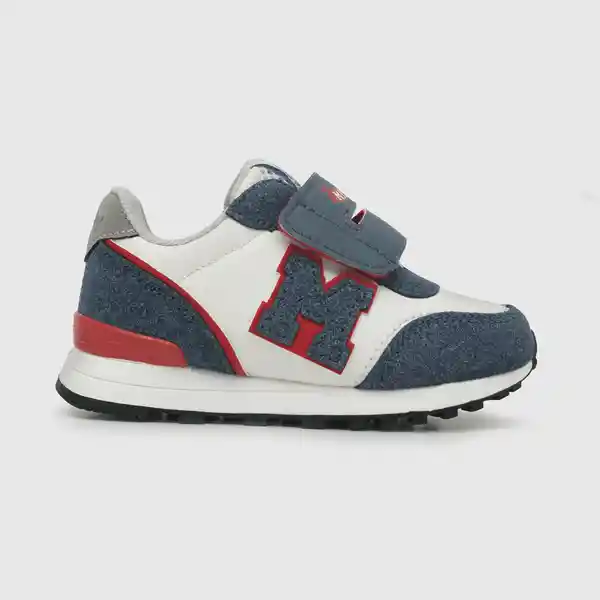 Zapatillas Para Niño Velcro Jogger Prepi Azul Talla 21 Colloky