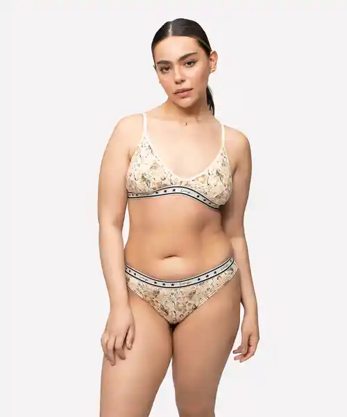 Lounge Bralette Dreamy Triángulo Safari Nude M