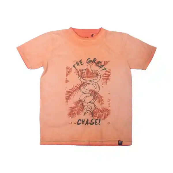 Polera Niño Naranja Pillin 16