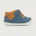 Botines Gateador Velcro Elástico de Niño Azul Talla 19 Opaline