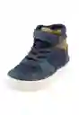 Zapatillas Urbana Caña Velcro Andante Niño Azul 28 871 Ficcus