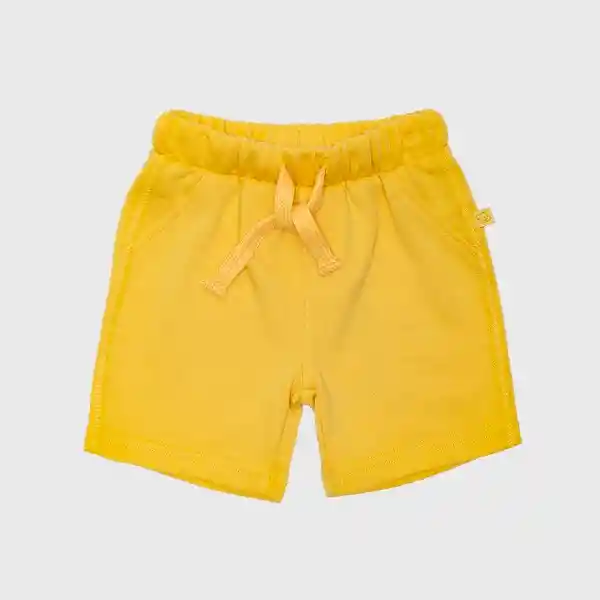 Bermuda Bebe Niño Amarillo Pillin 6 M