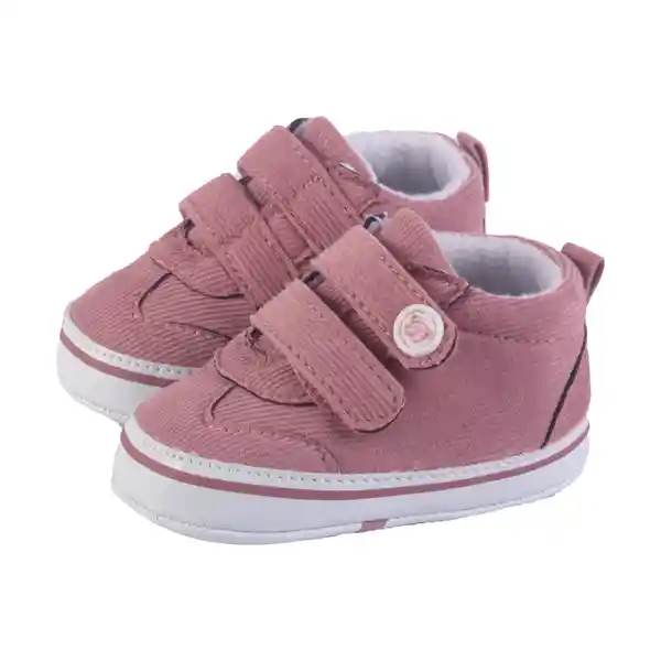 Zapatillas Para Bebé Niña Color Rosado Talla 15 Pillin