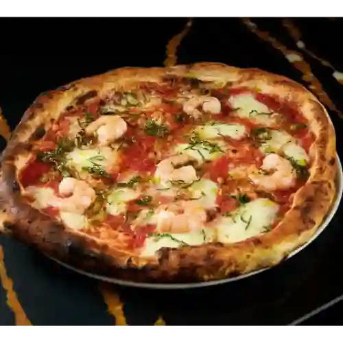 Pizza Camarón Puerro