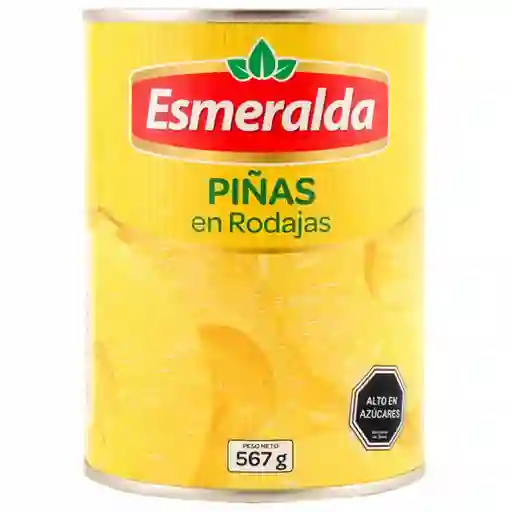 2 x Esmeralda Piñas en Rodajas en Almíbar