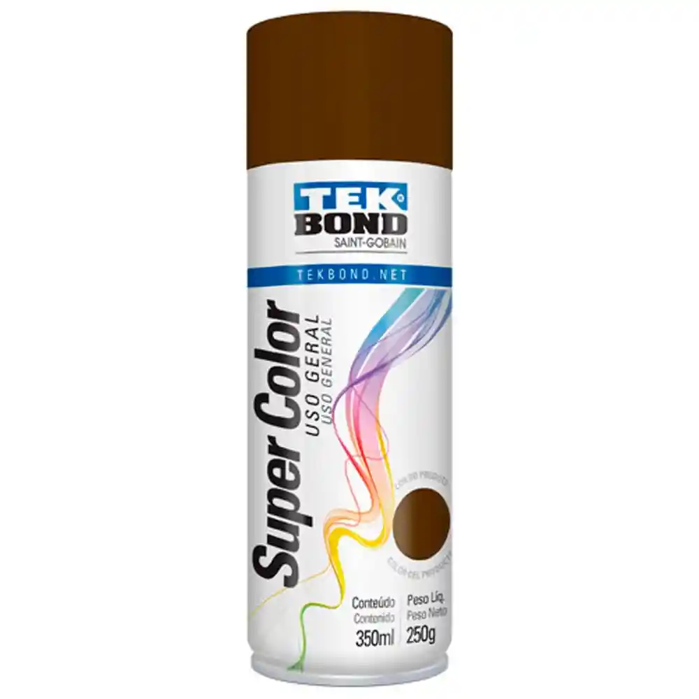 Tekbond Pintura Acrílica en Aerosol Color Marrón