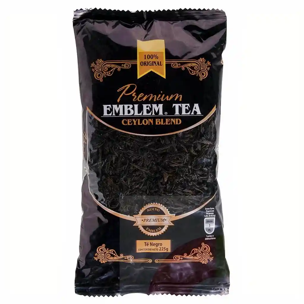 Emblem Tea Té Negro Ceylon Blend Premium 