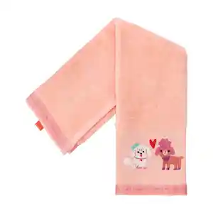 Toalla Algodón Infantil Rosado 30 x 45 cm