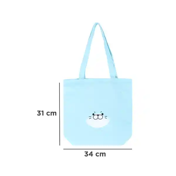 Bolsa de Compras Azul Miniso