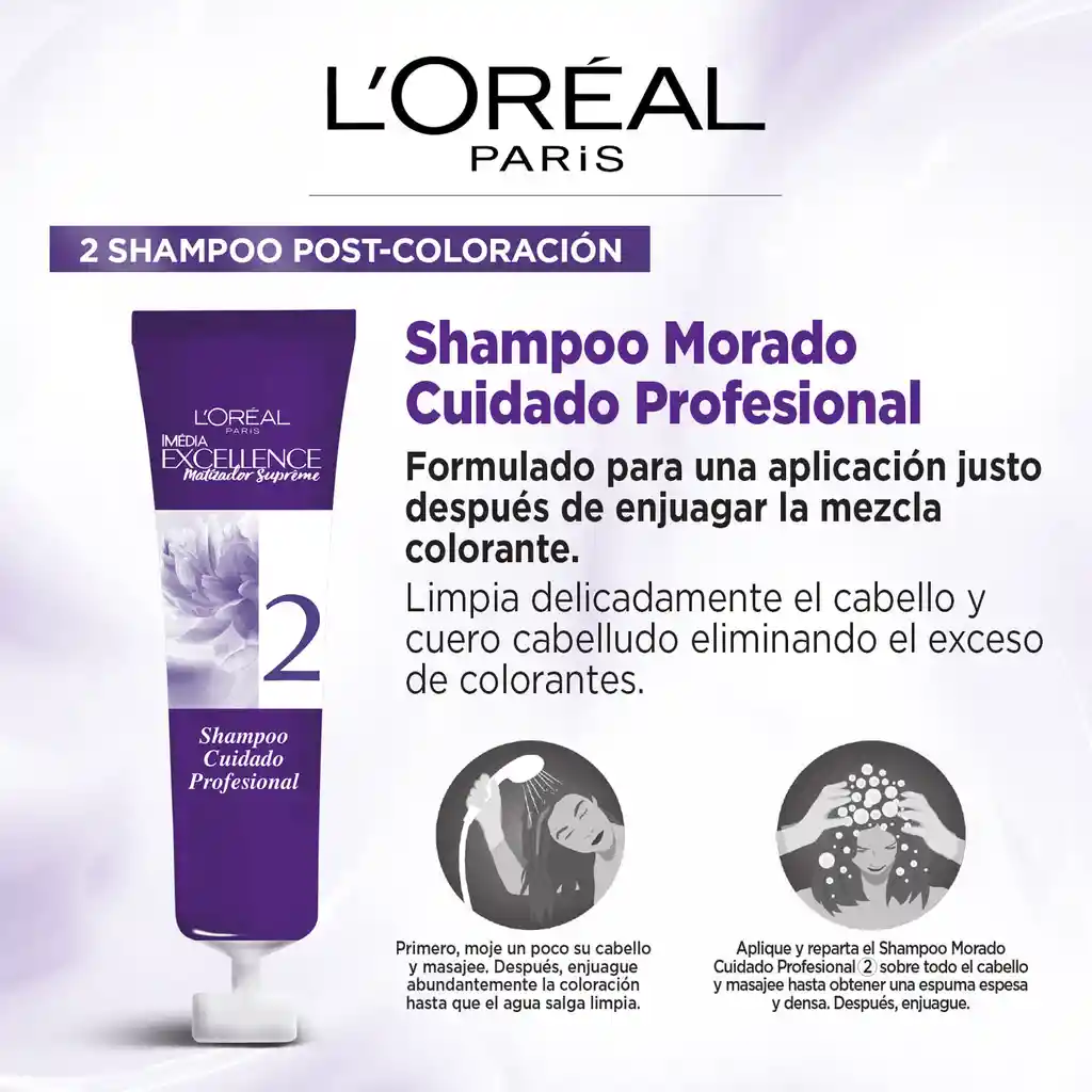  Loreal Paris-Excellence Tinte Para Cabello 6.12 Rubio Oscuro Cenizo Perla  