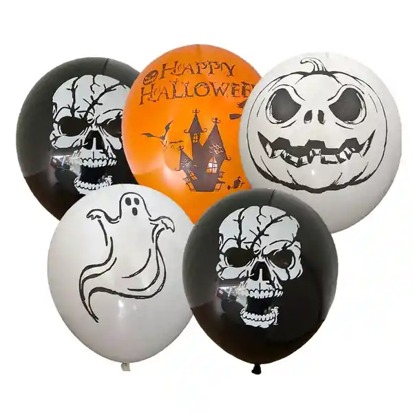 Globo Surtidos Halloween x 5
