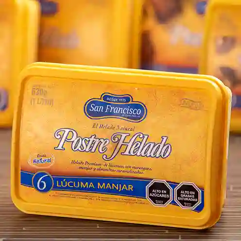 Helado Familiar Premium de Lúcuma y Manjar 1 Litro