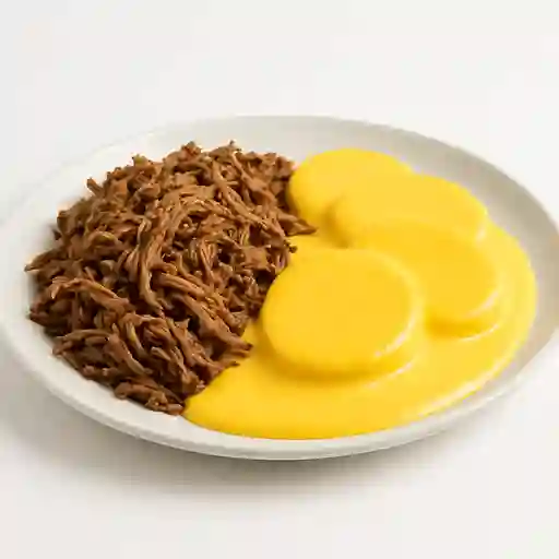 Mechada a la Huancaína con Papas