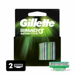Gillette Repuesto para Máquina de Afeitar Mach 3 Sensitive
