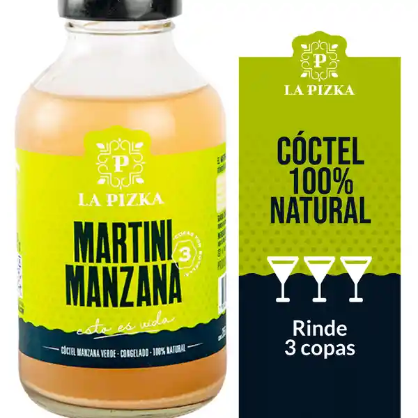 La Pizca Cóctel Natural Martini Manzana