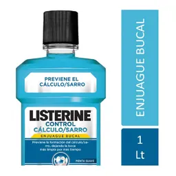 Listerine Enjuague Bucal Control Cálculo Sarro 1l