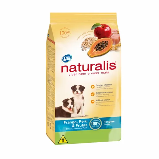 Naturalis Alimento Para Perro Cachorro Pollo Pavo & Frutas