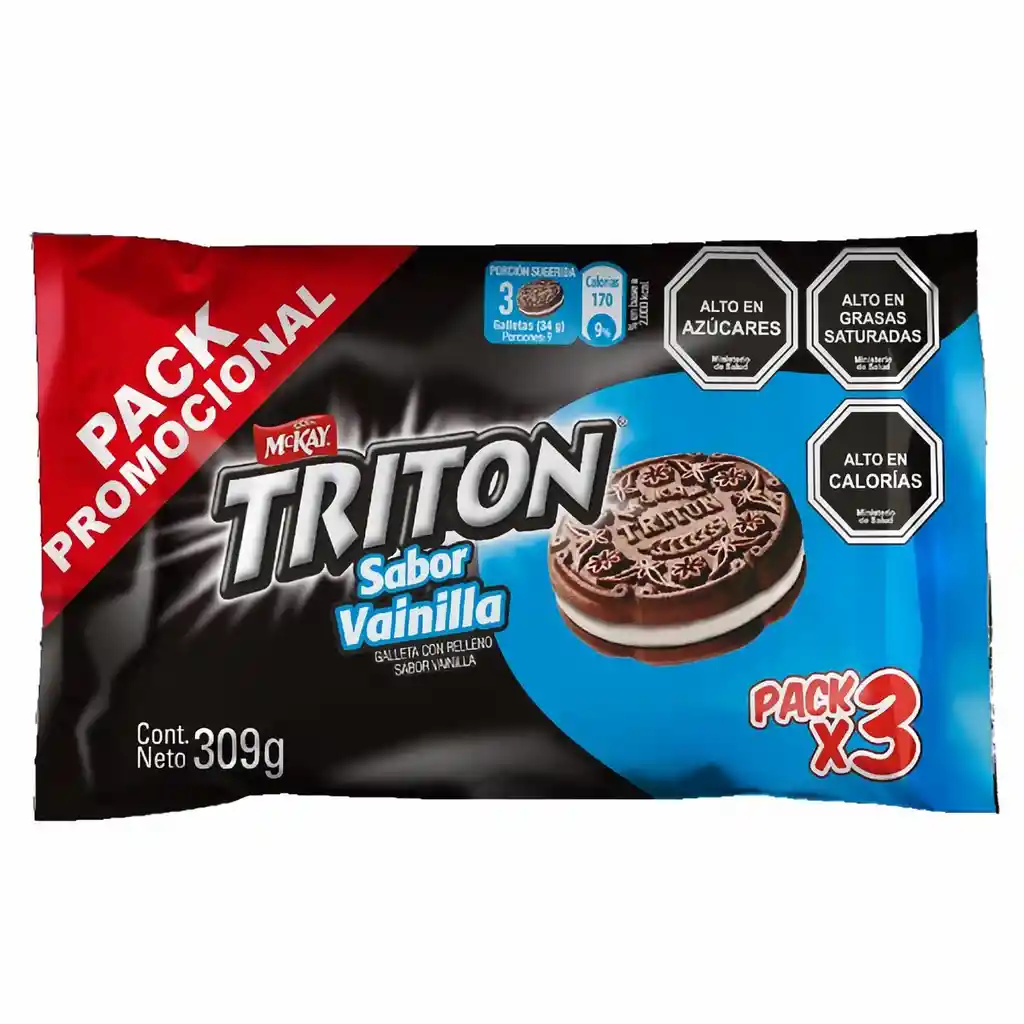 Triton Pack Galleta Vainilla
