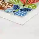 Paño Cocina de Algodón Velour Estampado Mariposas Casaideas