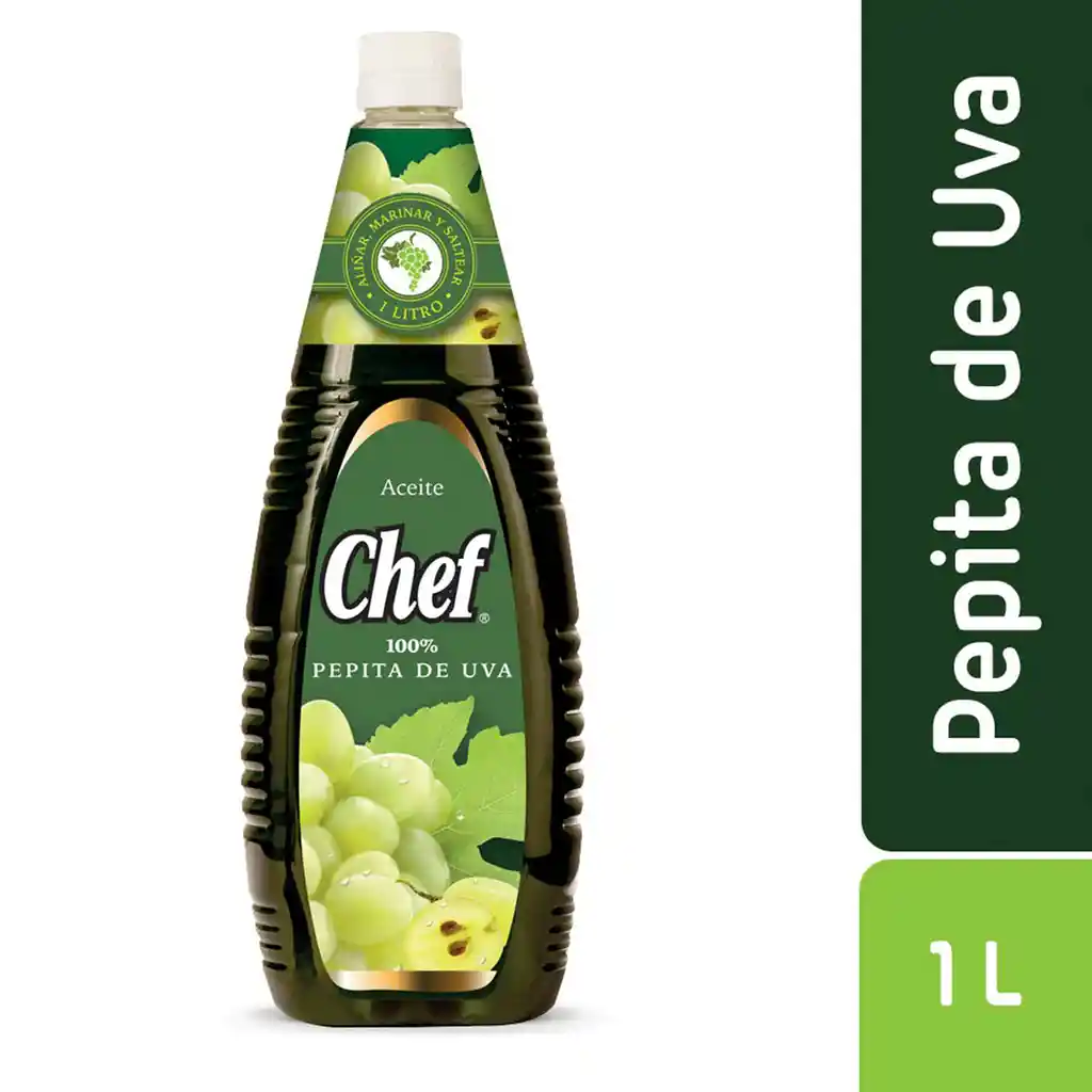 Chef Aceite Pepita De Uva 1000 Ml