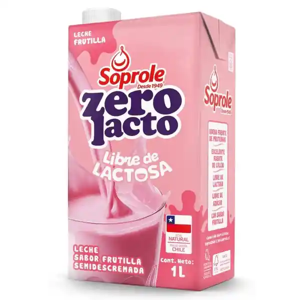 Soprole Leche Zero Lacto Frutilla