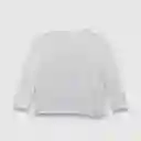 Polera Con Zapatillas De Niña Blanco Talla 2 Años