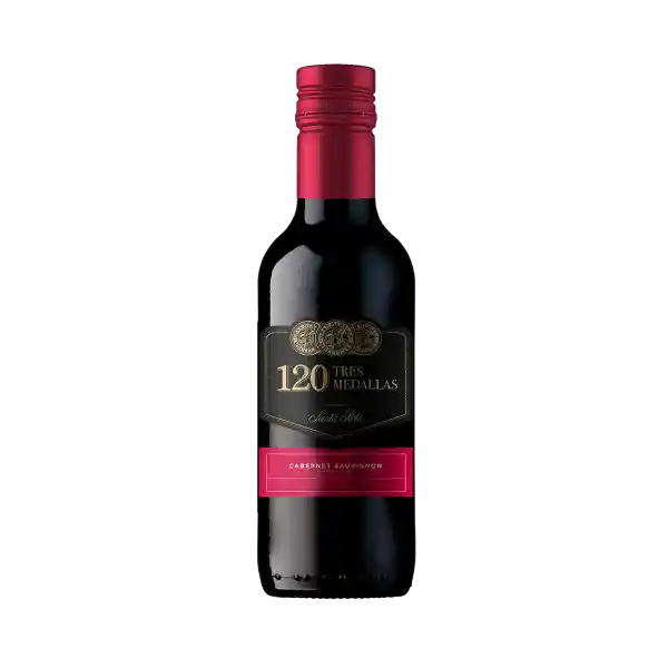 120 3 Medallas Vino Tinto Cabernet 187 cc