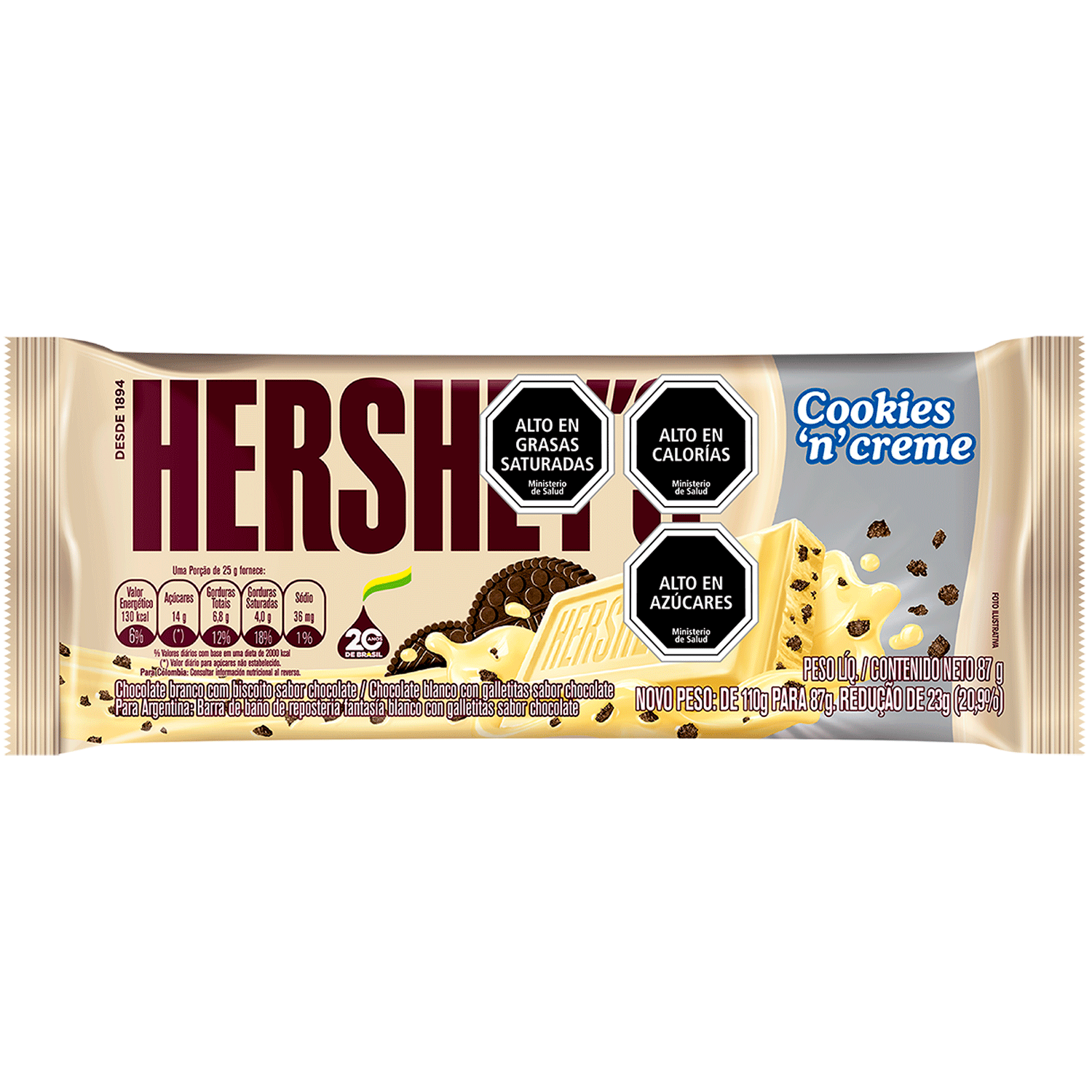 Hersheys Chocolate Cookies and Cream 