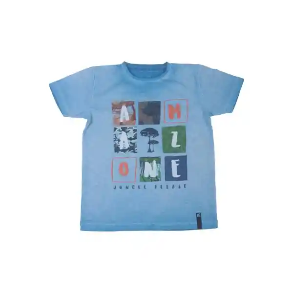 Polera Niño Azul Pillin 12