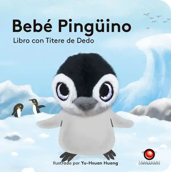 Libro Con Títere de Dedo. Bebé Pingüino