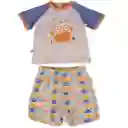 Pijama Bebe Niño Azul petróleo Pillin 3 a