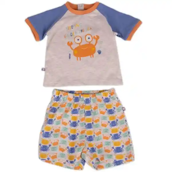 Pijama Bebe Niño Azul petróleo Pillin 3 a