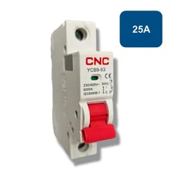 CNC Interruptor Automático 6ka Curva C 25A