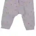 Pantalón Buzo Bebe Niña Gris claro Pillin 6 M