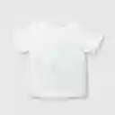 Polera Cebra de Bebé Niño White Talla 6/9M Colloky