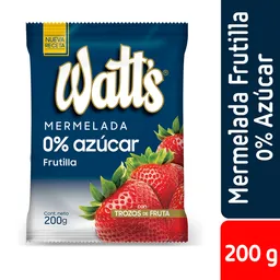 Watts Mermelada Sin Azucar Frutilla