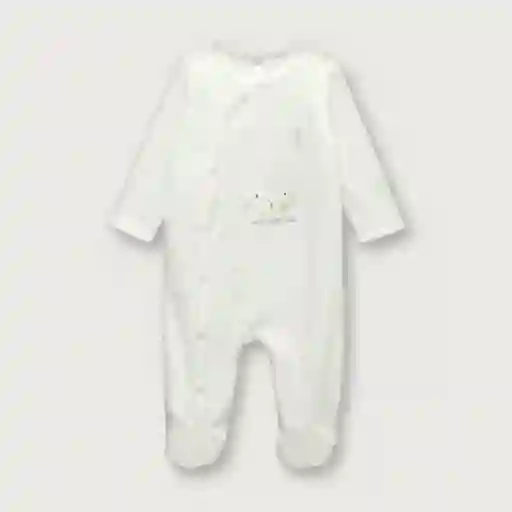 Osito de Bebé Conejito Blanco Talla 6M Opaline