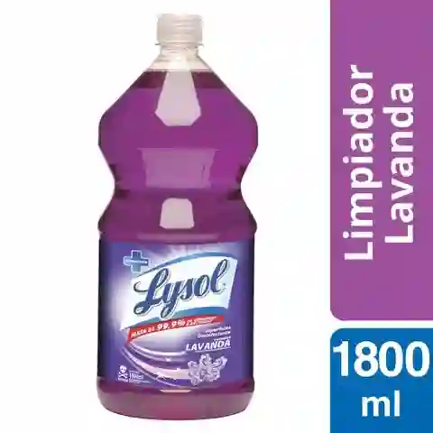 Lysol Limpiador Líquido Desinfectante Lavanda 1.8L