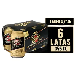 Miller Cerveza Lager Genuine