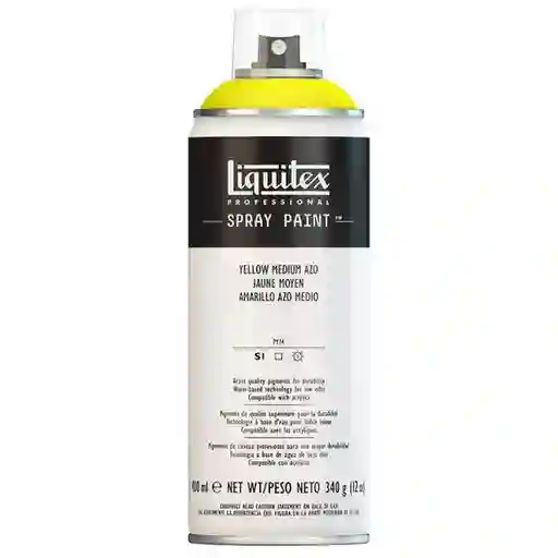 Liquitex Pintura Spray Amarillo Azo Medio 412