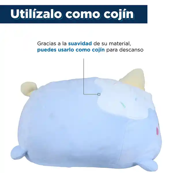 Peluche Helado Con Gorro Azul 32.2 x 23.7 x 20.1 cm Miniso