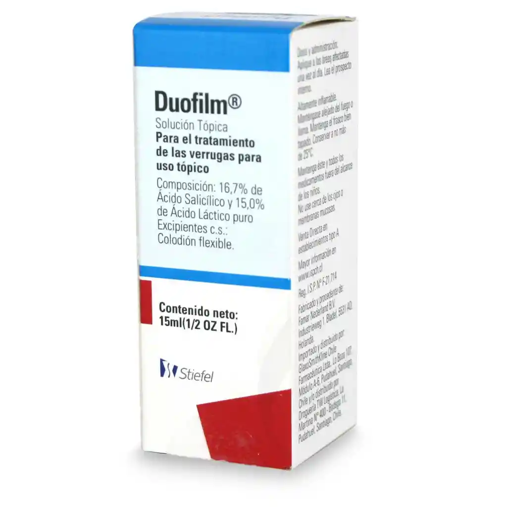 Duofilm Solución Tópica (16.7 %/15.0 %)