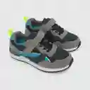 Zapatillas Velcro Elástico Jogging Niño Azul Talla 31 Colloky