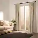 Cortina Blackout Con Presillas Beige 140 x 240 cm Casaideas