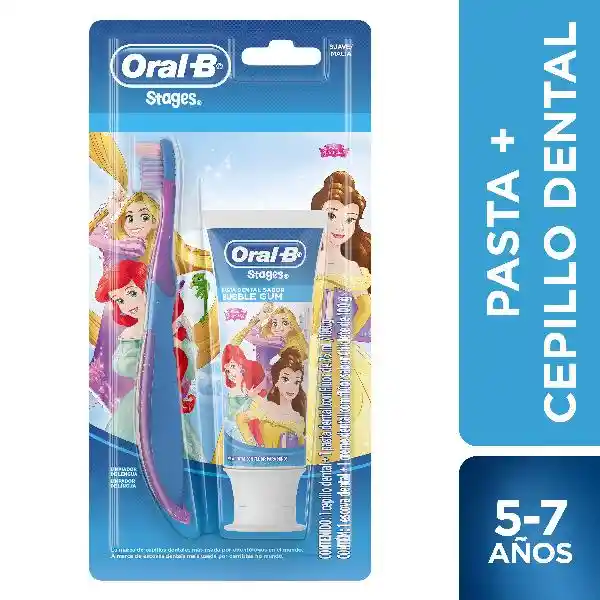 Oral-B Pack Cepillo Dental Stages 3 Con Crema Dental Stage 2 U